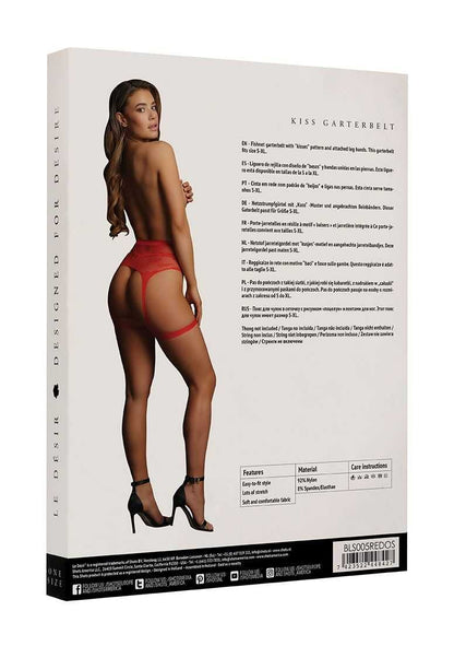 Kiss Garterbelt One Size Red le desir