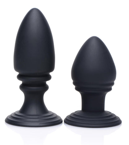 MASTER SERIES Duplex Silicone Anal Plug Set Master Series