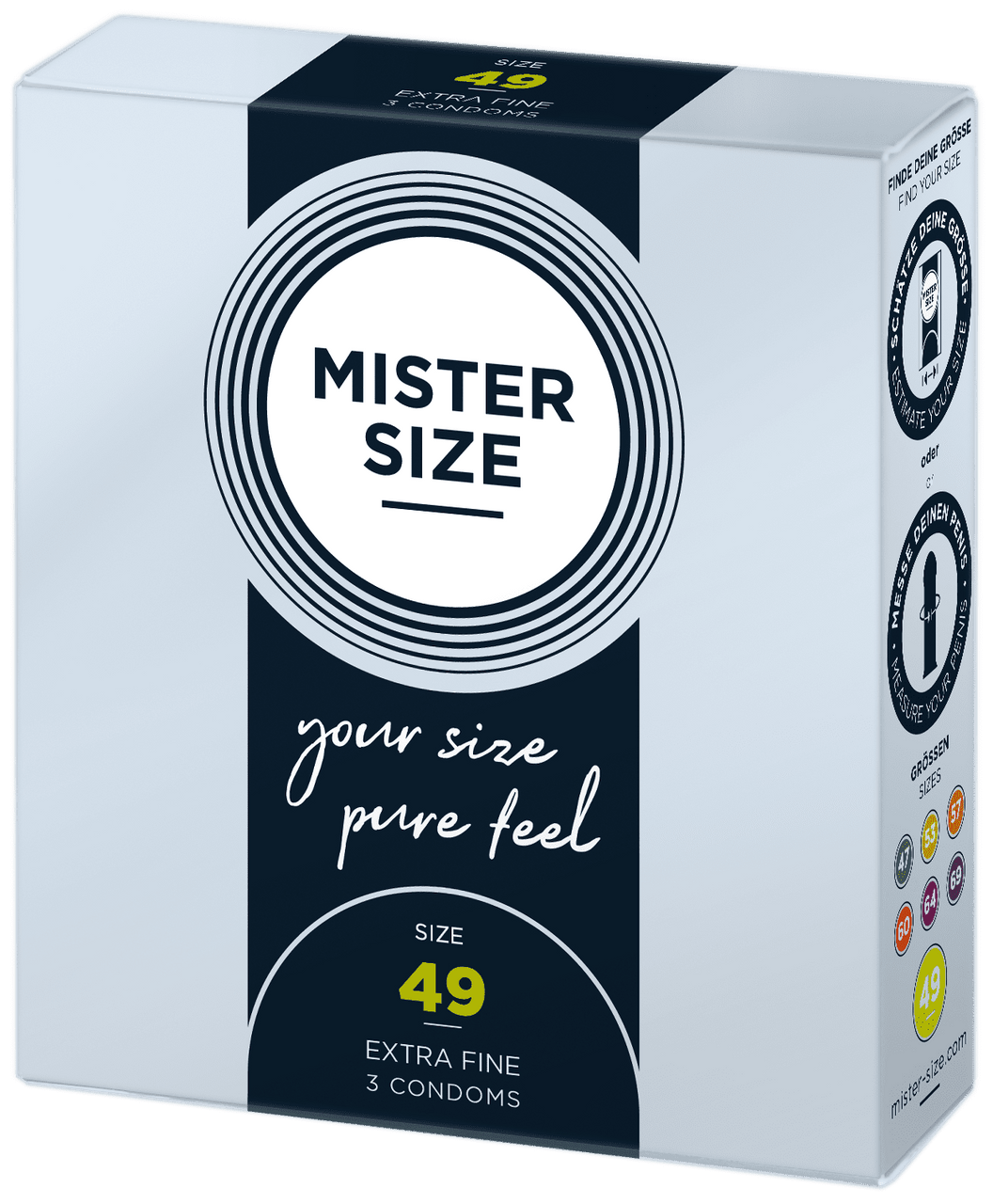 MISTER SIZE 49 3 Pack Condoms Mistersize