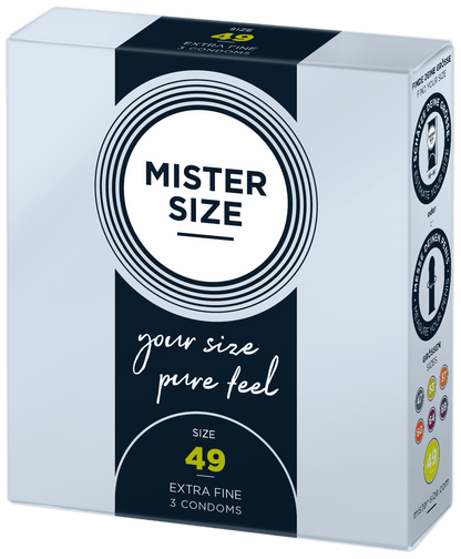 MISTER SIZE 49 3 Pack Condoms Mistersize