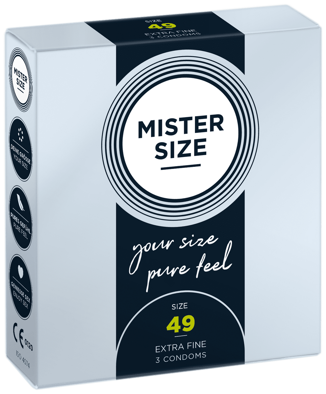 MISTER SIZE 49 3 Pack Condoms Mistersize