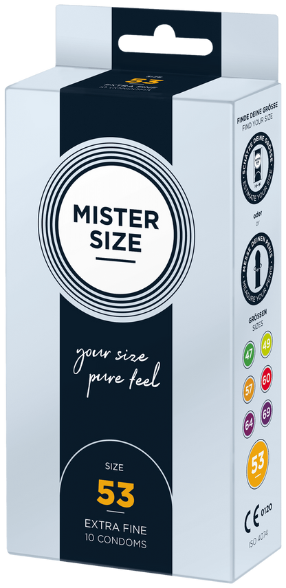 MISTER SIZE 53 10 Pack Condoms Mistersize