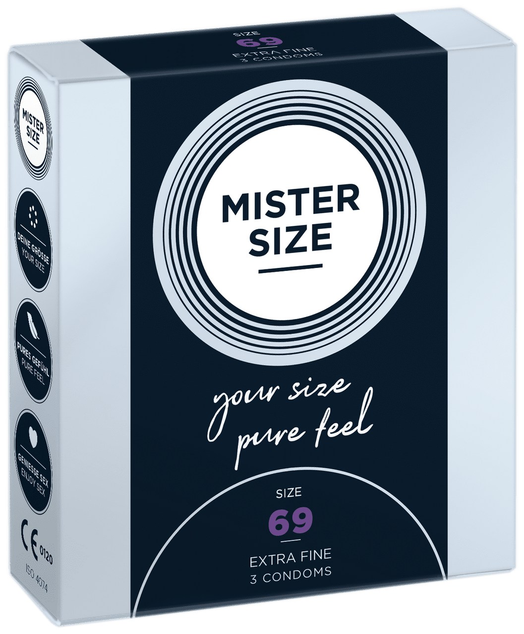 MISTER SIZE 69 3 Pack Condoms Mistersize