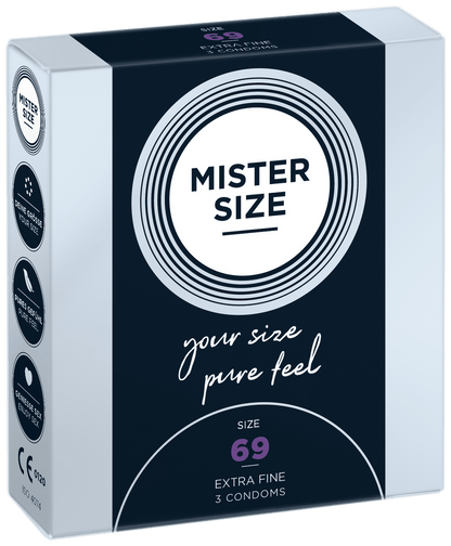 MISTER SIZE 69 3 Pack Condoms Mistersize