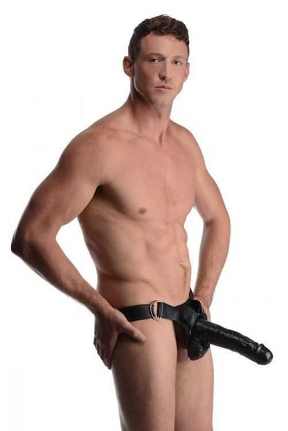 Master Series Infiltrator Hollow Strap-On + 9" Dildo Master Series