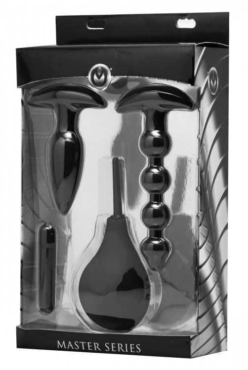 Master Series - Prevision - 4 Piece Silicone Anal Kit Master Series