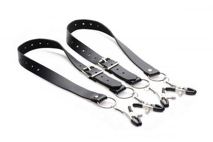 Master Series Spread Labia Spreader Straps with Clamps Master Series