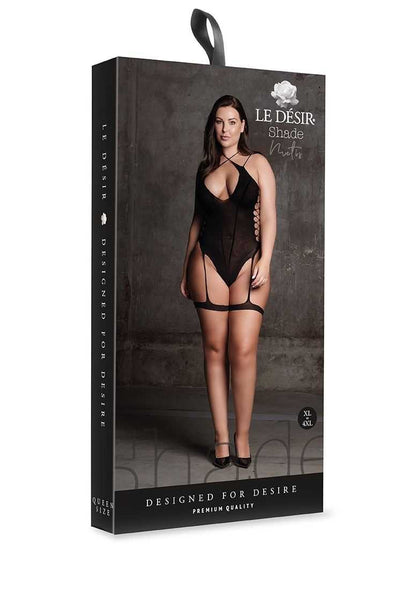 Metis XVI Body with Garters and Crossed Neckline Plus Size le desir