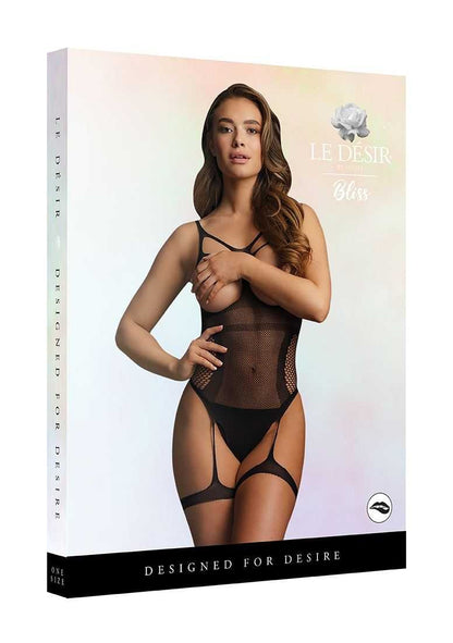 Open-Cup Strappy Teddy One Size le desir