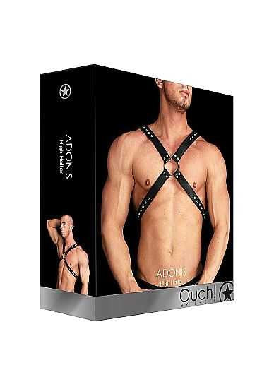 Ouch! Adonis High Halter, Black SHOTS