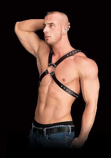 Ouch! Adonis High Halter, Black SHOTS