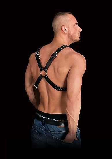 Ouch! Adonis High Halter, Black SHOTS