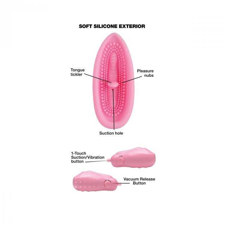 Pink Automatic Vibrating Pussy Pump xr brands