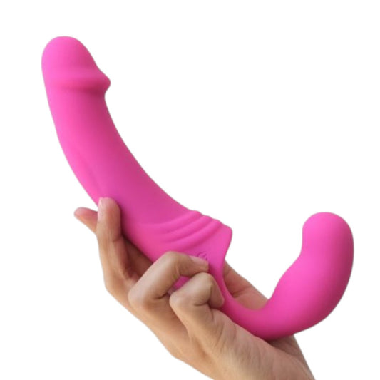 Double Rider Strapless Strap-On Vibrator