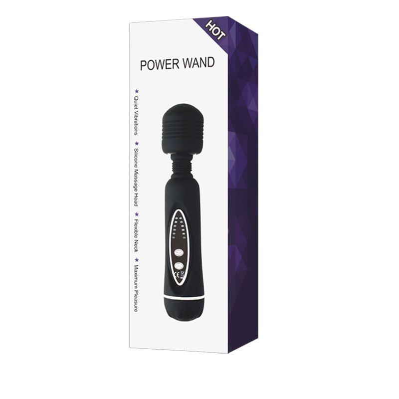 Power Wand Massager 12 Vibration Black