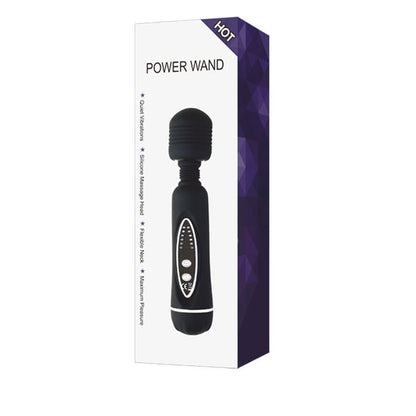 Power Wand Massager 12 Vibration Black