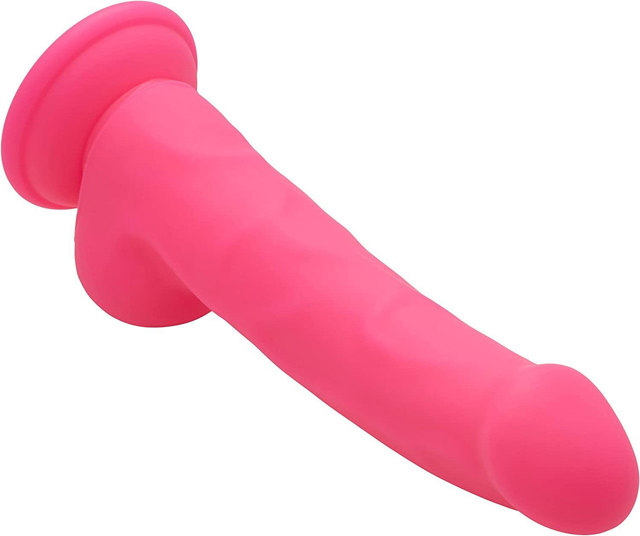 Premium Silicone Suction Dildo 8"/20cm Pink BuzzPinky