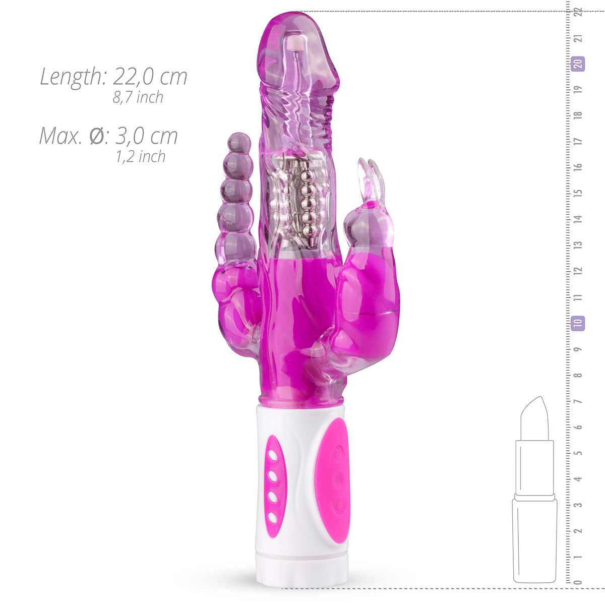 Raving Rabbit Vibrator - Purple Easytoys