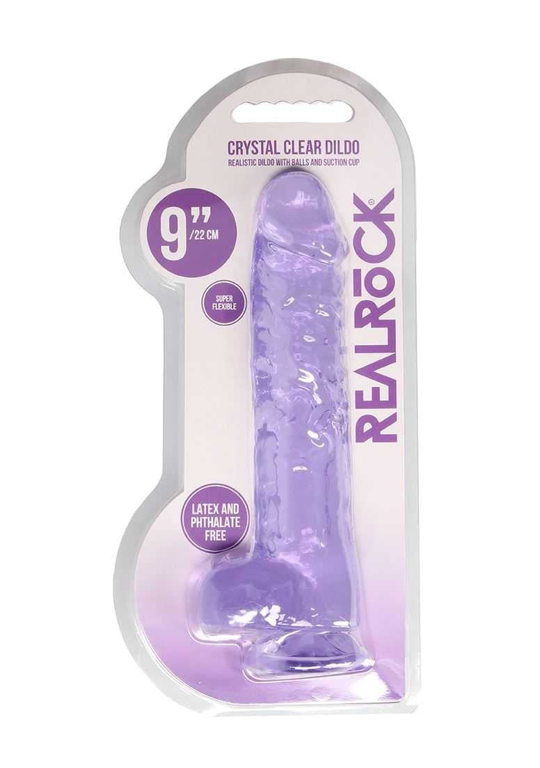 Realistic Dildo with Balls - 9"/ 23 cm SHOTS
