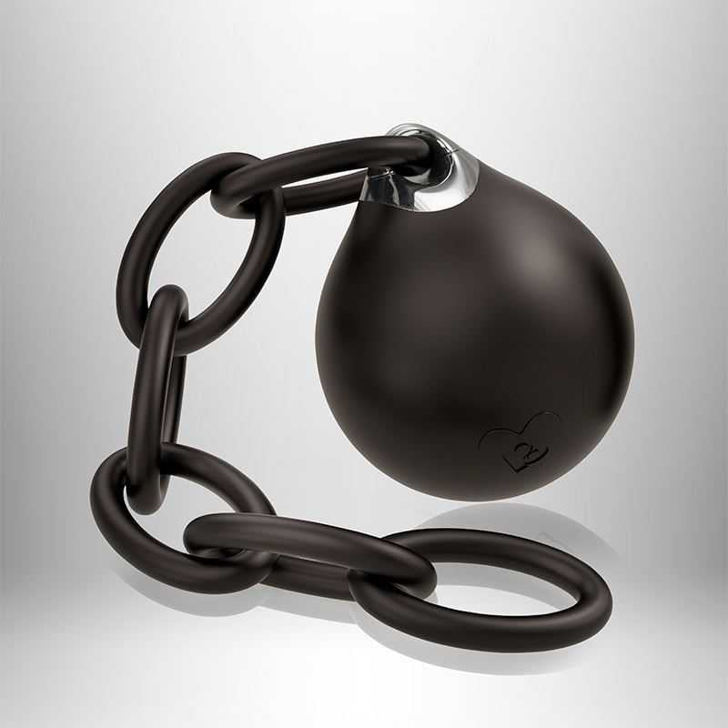 Rocks Off Lust Linx - Ball and Chain 10 Speed Black Rocks off