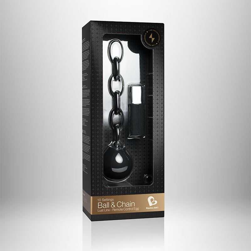 Rocks Off Lust Linx - Ball and Chain 10 Speed Black Rocks off