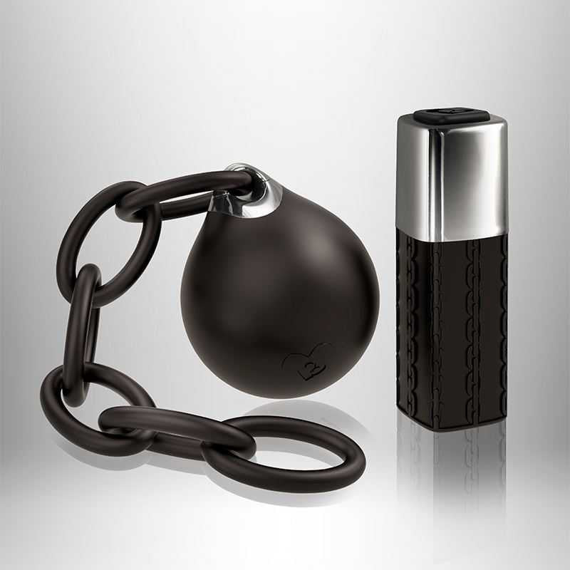 Rocks Off Lust Linx - Ball and Chain 10 Speed Black Rocks off
