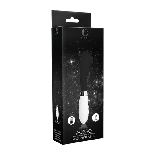 LUNA Aceso Rechargeable G-Spot Vibrator – Black