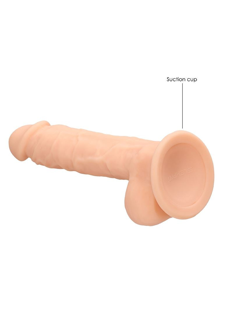 Silicone Dildo with Balls - 7''/ 18 cm SHOTS