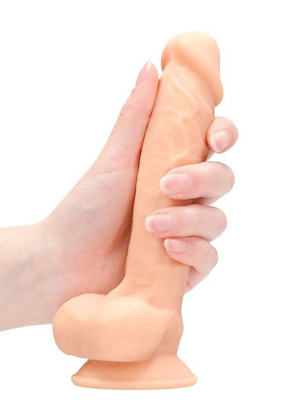 Silicone Dildo with Balls - 7''/ 18 cm SHOTS