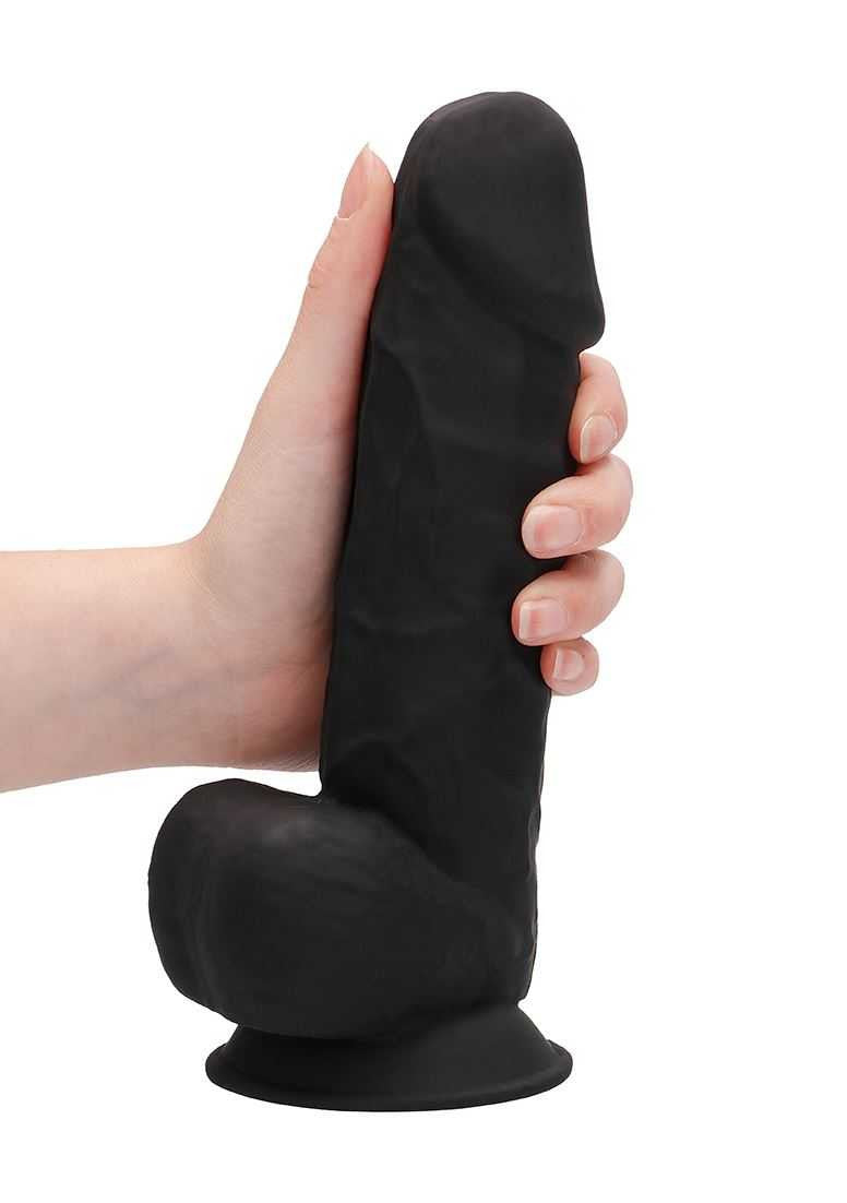 Silicone Dildo with Balls - 8.5''/ 21.6 cm real rock
