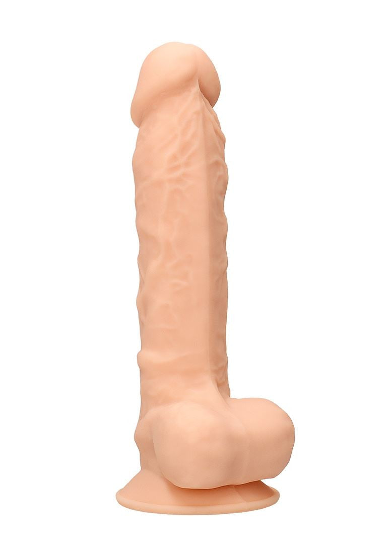 Silicone Dildo with Balls - 9''/ 22.8 cm real rock