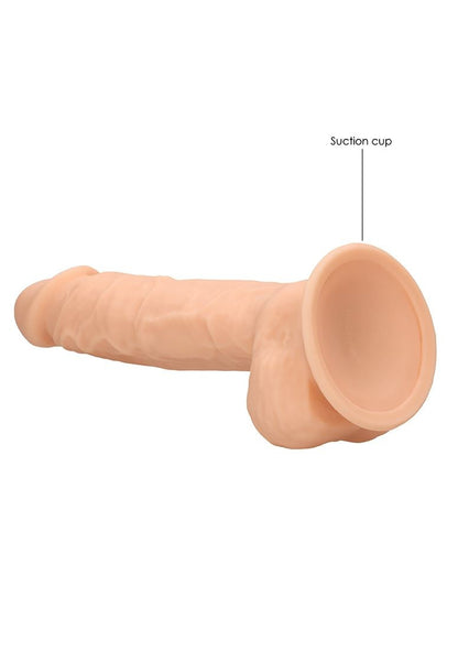 Silicone Dildo with Balls - 9''/ 22.8 cm real rock