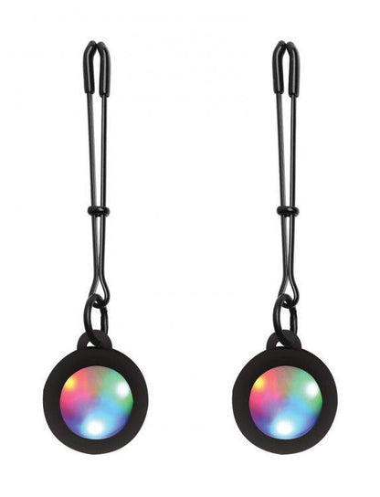Silicone Light Up Tweezer Nipple Clamps xr brands