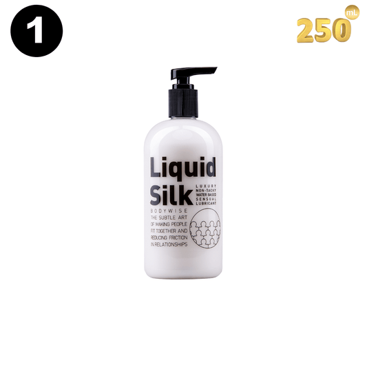Liquid Silk Lubricant - Water-Based, Non-Sticky 250ml / 8.45floz Bodywise