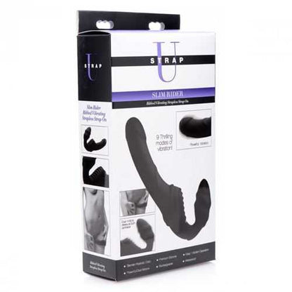 Slim Rider Vibrating Strapless Strap On xr brands