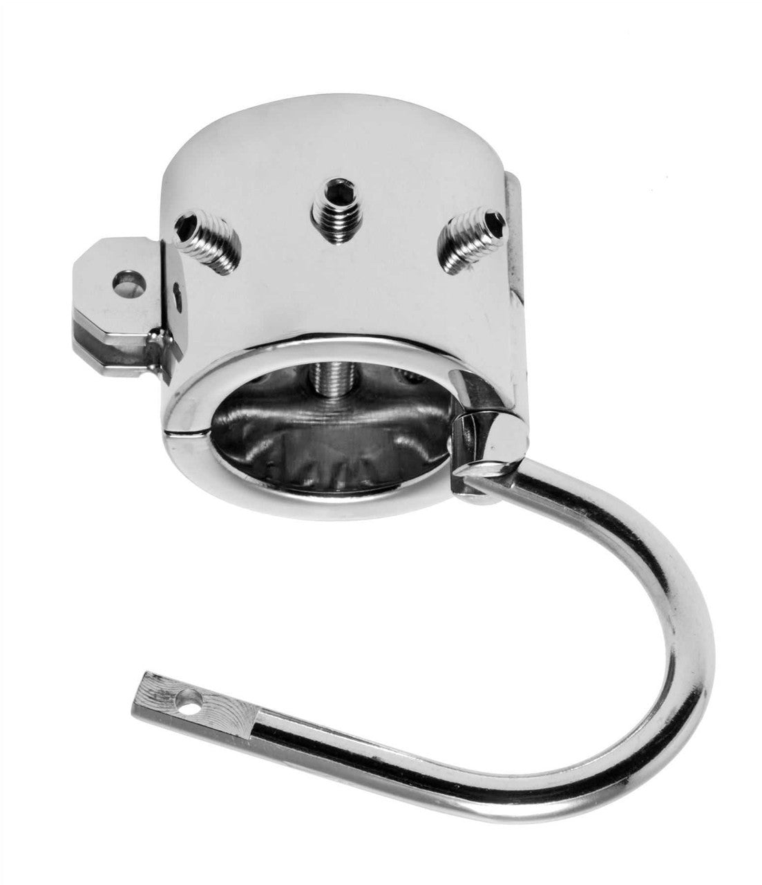 Spiked CBT Ball Stretcher with Scrotum Separator Strapu