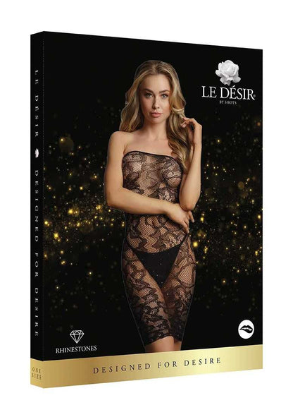 Star Rhinestone Dress One Size le desir