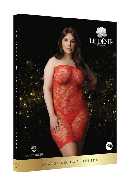 Star Rhinestone Dress Plus Size le desir