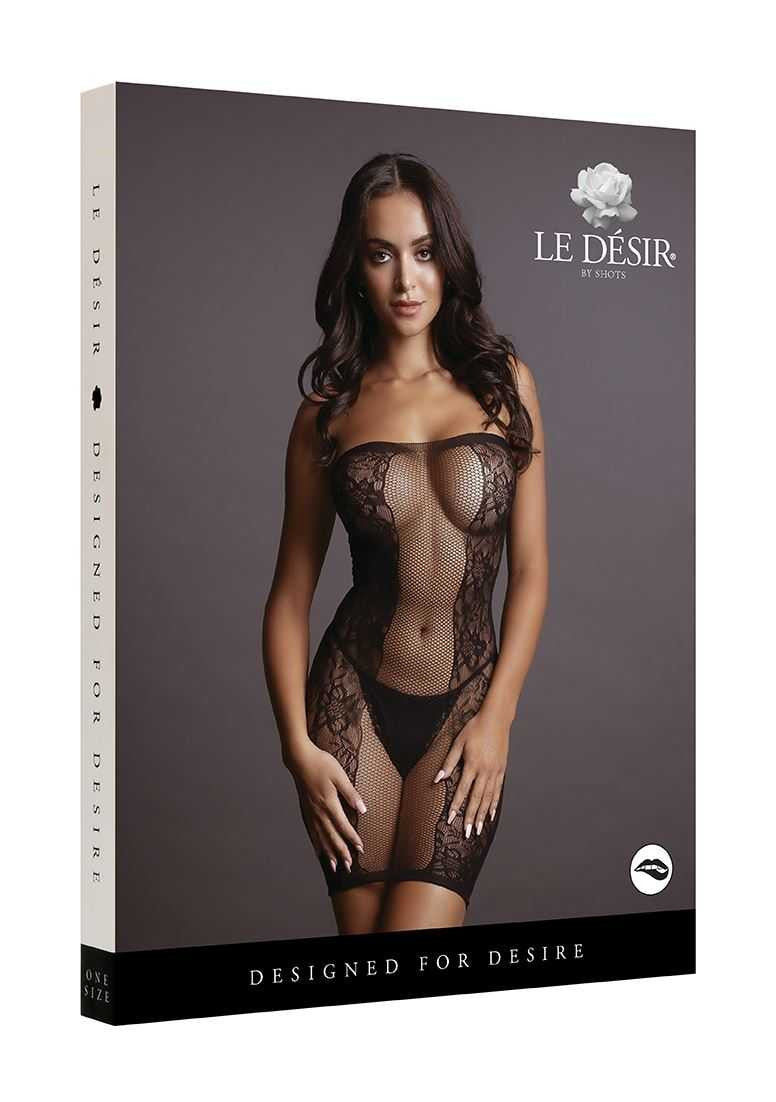 Strapless Mini Dress One Size le desir