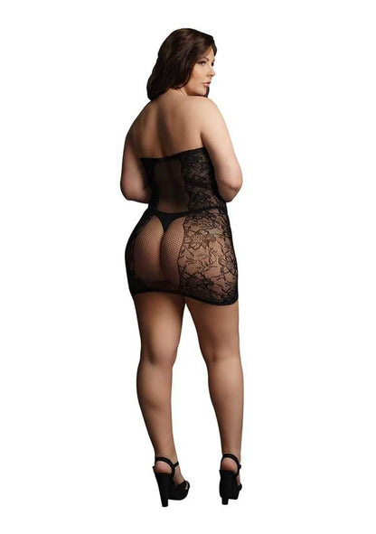 Strapless Mini Dress Plus Size le desir