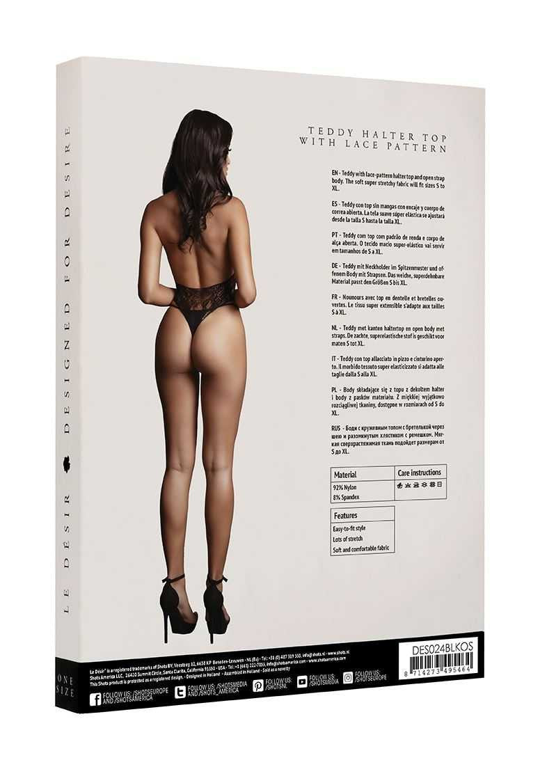 Strappy Lace Teddy One Size le desir