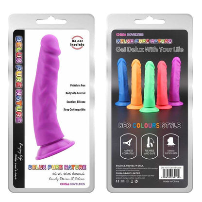 Suction Cup Dildo 8.5" Neon Colour chisa