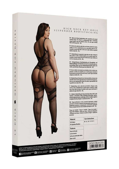 Suspender Bodystocking Plus Size le desir