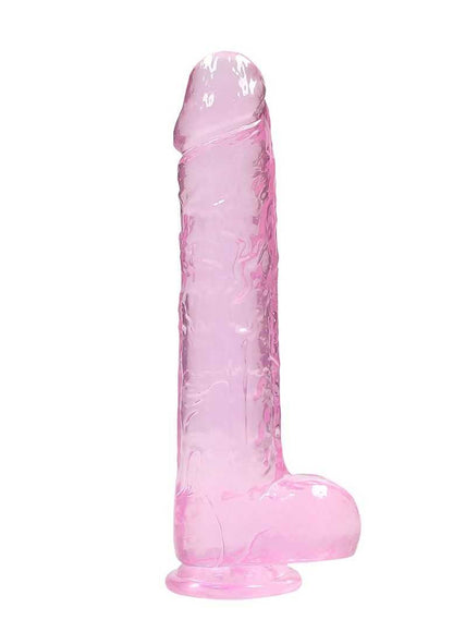 The BuzzPinky Realistic Dildo with Balls 9"/ 23cm Pink BuzzPinky