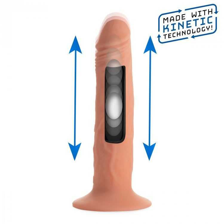 Thumping Dildo - 7-inch, 7X Remote Control, Realistic Feel