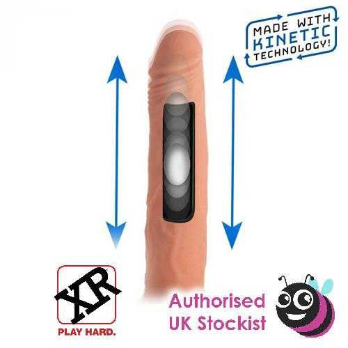 Thumping Dildo - 7-inch, 7X Remote Control, Realistic Feel