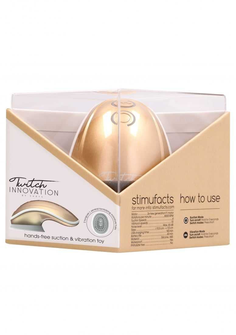 Twitch Hands - Free Suction & Vibration Toy - Gold