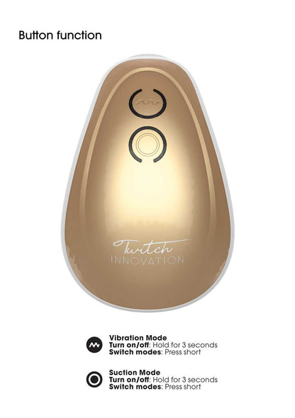 Twitch Hands - Free Suction & Vibration Toy - Gold