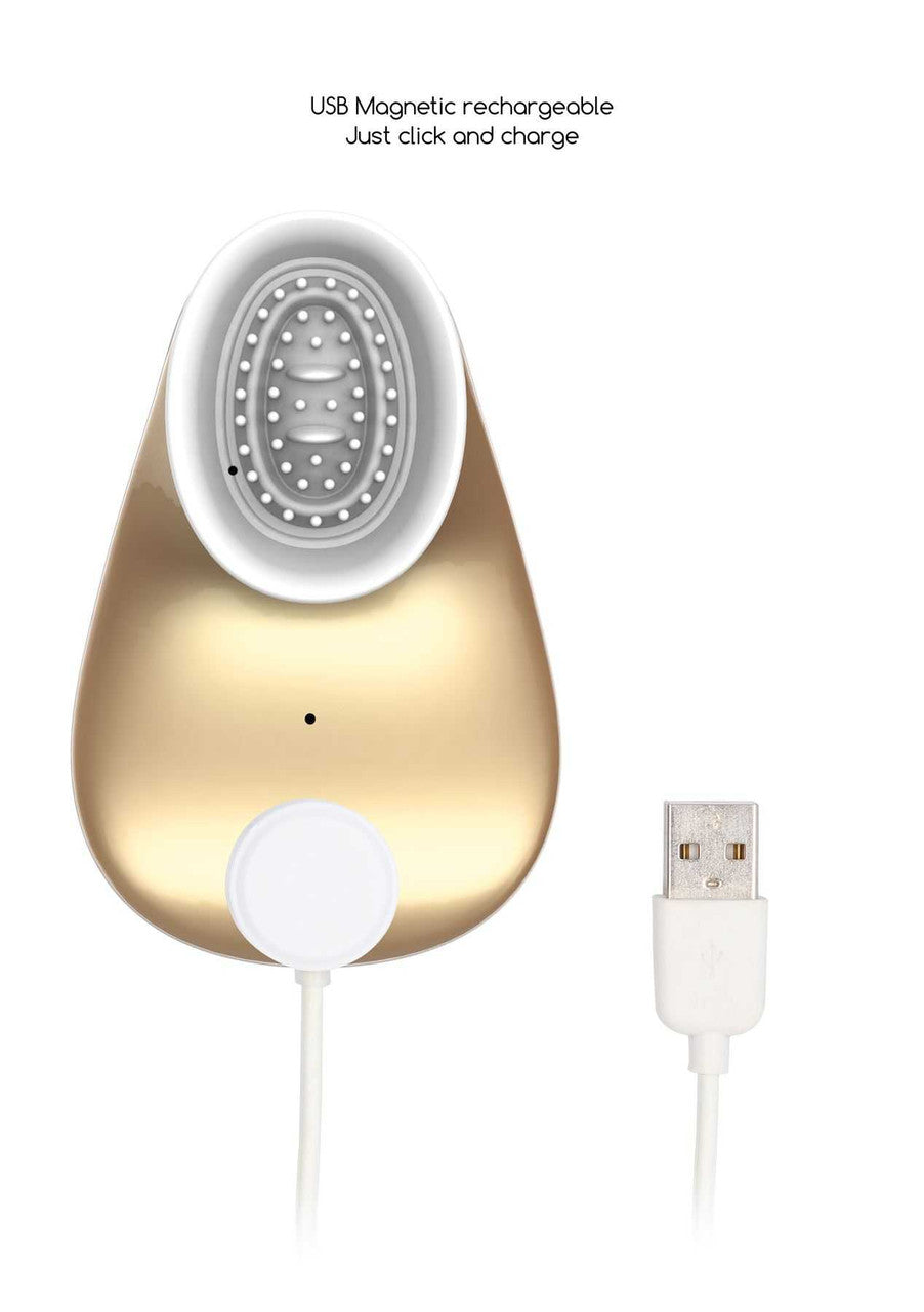 Twitch Hands - Free Suction & Vibration Toy - Gold