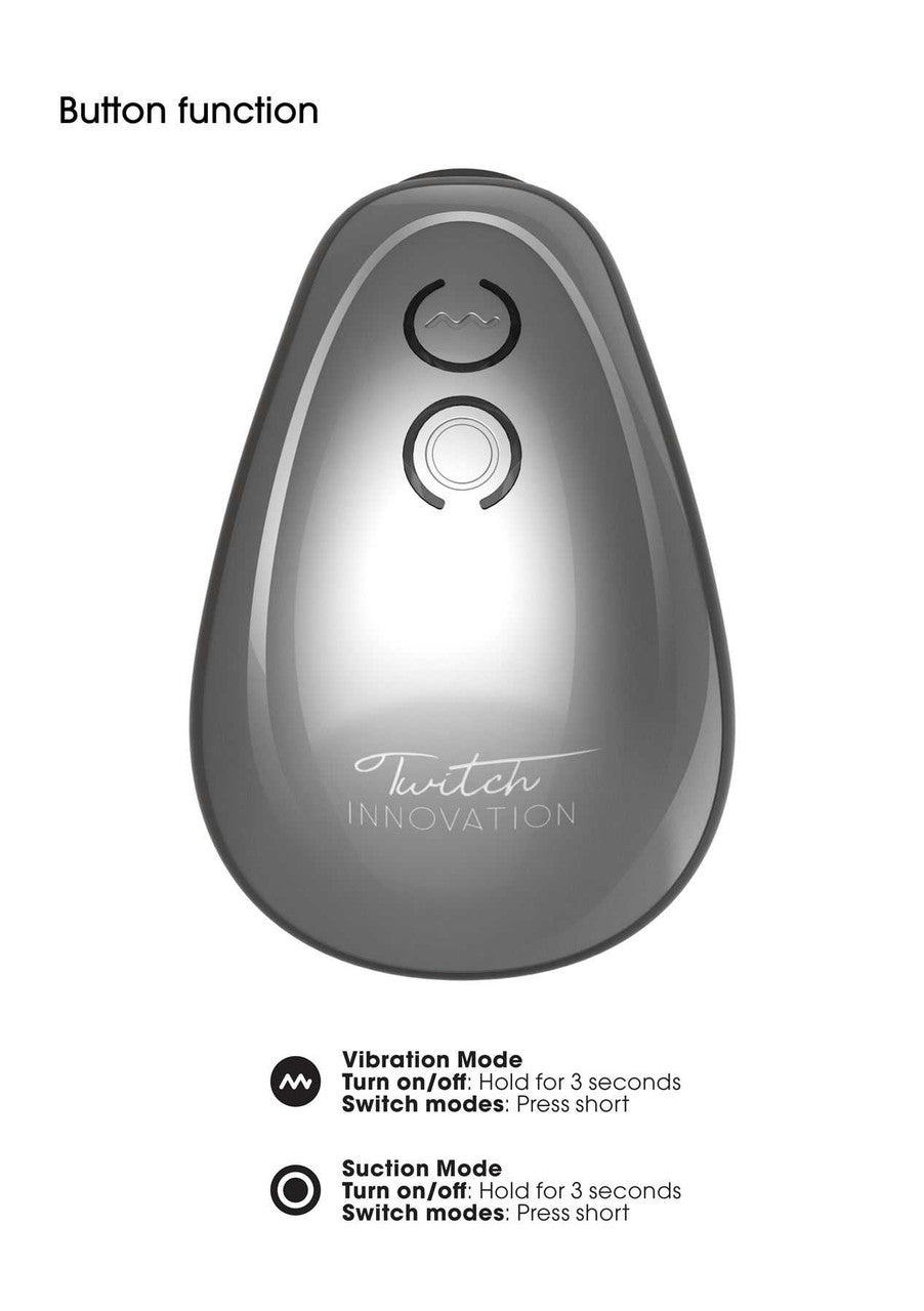 Twitch Hands Free Suction & Vibration Toy (Various Colors)